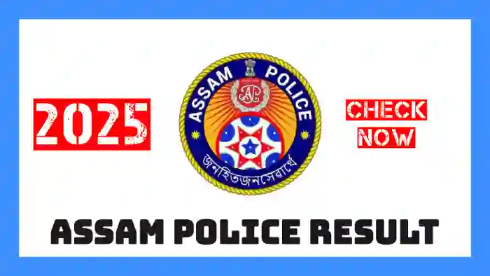 Assam Police Result 2025